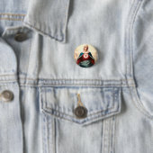 Het Onbevlekte Hart van Maria Ronde Button 3,2 Cm (In situ)