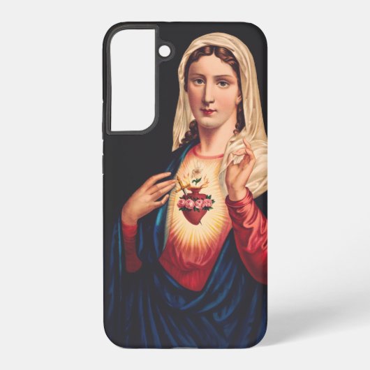 Het Onbevlekte Hart van Maria Samsung Galaxy Hoesje (Achterkant)