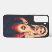Het Onbevlekte Hart van Maria Samsung Galaxy Hoesje (Achterkant horizontaal)