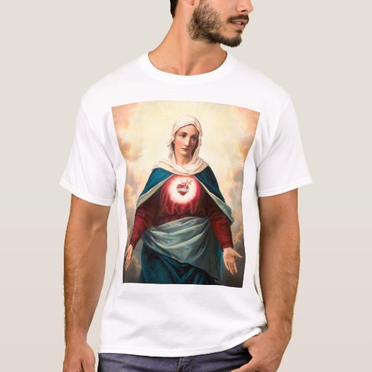 Het Onbevlekte Hart van Maria T-shirt (Voorkant)