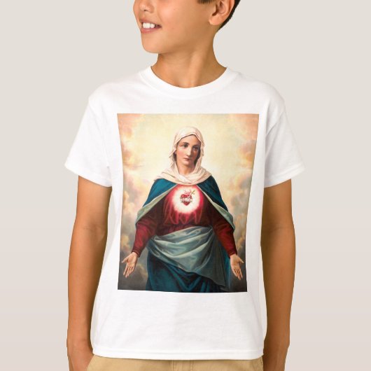Het Onbevlekte Hart van Maria T-shirt (Voorkant)