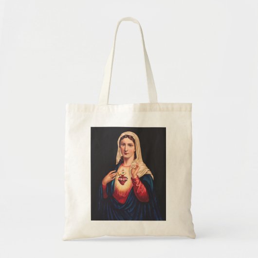 Het Onbevlekte Hart van Maria Tote Bag (Voorkant)