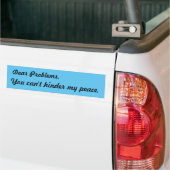 Het onder ogen zien van Problemen met de Bumpersti Bumpersticker (Op Truck)