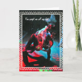 Het Onderdompelen van dansers Feestdagen Kaart (Voorkant)