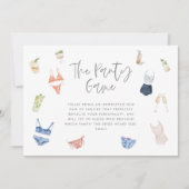 Het ondergoed spel lingerie cocktail champagne (Voorkant)