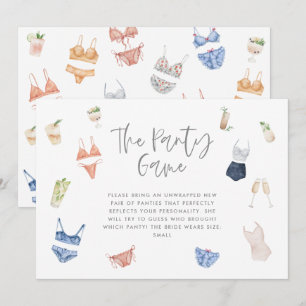 Het ondergoed spel lingerie cocktail champagne