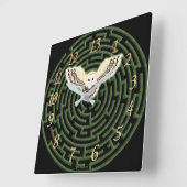 Het ondergrondse Uur van Labyrint 13 Vierkante Klok (Hoek)