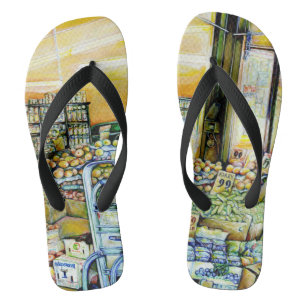 Het ondermijnen van artistieke gentrificatie teenslippers