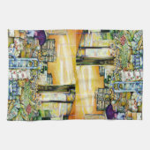 Het ondermijnen van artistieke gentrificatie theedoek (Horizontaal)