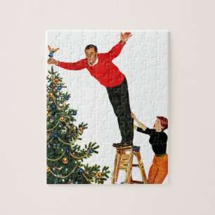 Het onderpingelen van de Boom Legpuzzel