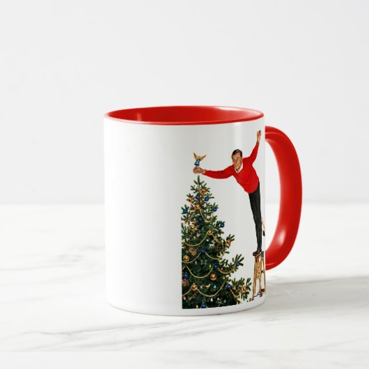 Het onderpingelen van de Boom Mok (Voorkant rechts)