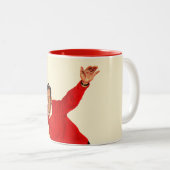 Het onderpingelen van de Boom Tweekleurige Koffiemok (Voorkant rechts)