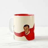 Het onderpingelen van de Boom Tweekleurige Koffiemok (Voorkant links)