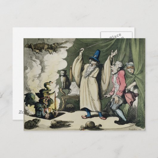 Het onderscheppen of het Opheffen van de Duivel, 1 Briefkaart (Voorkant / Achterkant)