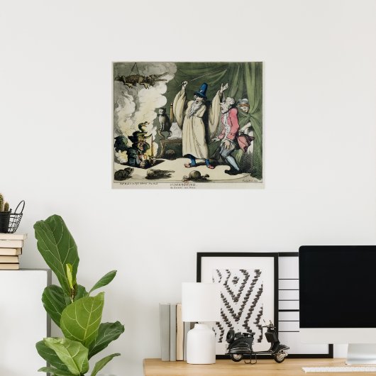 Het onderscheppen of het Opheffen van de Duivel, 1 Poster (Thuiskantoor)