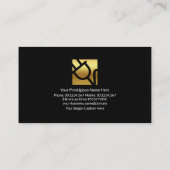 Het onderscheppen van de Elektrische Elektrische E Visitekaartje (Achterkant)