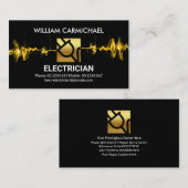 Het onderscheppen van de Elektrische Elektrische E Visitekaartje (Voorkant / Achterkant)