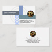 Het onderscheppen van de Marketing van de Verbindi Visitekaartje (Voorkant / Achterkant)