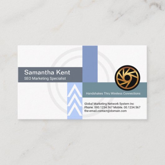 Het onderscheppen van de Marketing van de Verbindi Visitekaartje (Voorkant)