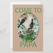 Het ondersteunen van de kudde: het vastleggen van  briefpapier (Voorkant / Achterkant)