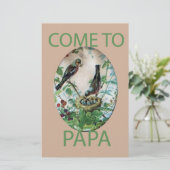 Het ondersteunen van de kudde: het vastleggen van  briefpapier (Staand voorkant)