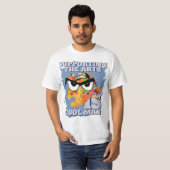 Het ondersteunen van de kunst is cool Man T-shirt (Voorkant volledig)