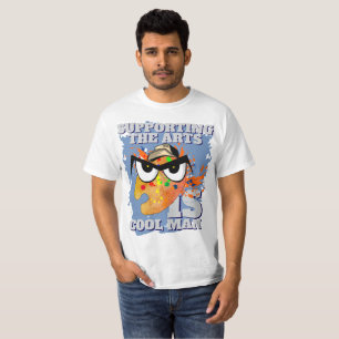 Het ondersteunen van de kunst is cool Man T-shirt