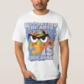 Het ondersteunen van de kunst is cool Man T-shirt (Voorkant)