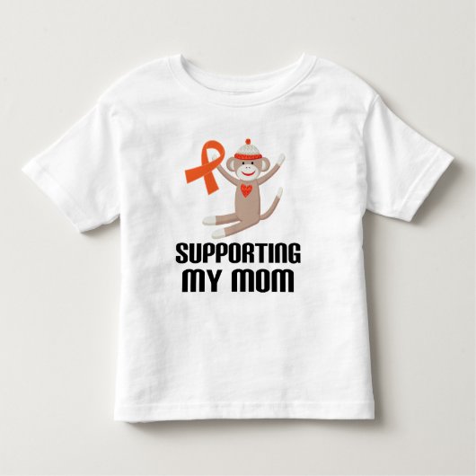 Het ondersteunen van mijn Oranje bewustmakingslint Kinder Shirts (Voorkant)