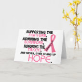 Het ondersteunende Bewonderen Erend Kanker van 3.2 Kaart (Gele Bloem)