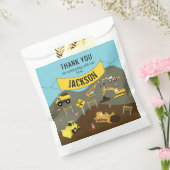 Het onderwerp van de bouwplaats van vrachtwagens D Bedankzakje (Gezegeld)