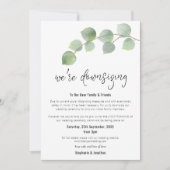 Het Onderwerpen van het huwelijk Moderne Manuscrip Aankondiging (Voorkant)