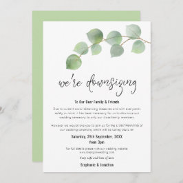 Het Onderwerpen van het huwelijk Moderne Manuscrip Aankondiging