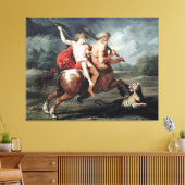 Het onderwijs van Achilles Fine Art Canvas Print (Insitu (Woonkamer))