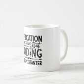 Het onderwijs van de medische coder is belangrijk  koffiemok (Voorkant rechts)