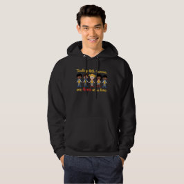 HET ONDERWIJS VAN KLEINE MENSEN HEEFT ÉÉN HART PER HOODIE