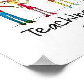 Het onderwijzen is een Poster van het Hart Square (Hoek)