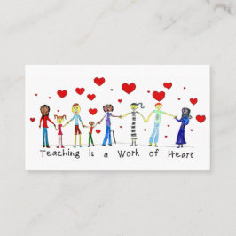 Het onderwijzen is een Werk van de Kaarten van de  Visitekaartje
