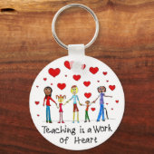 Het onderwijzen is een Werk van de Sleutelketen va Sleutelhanger (Voorkant)