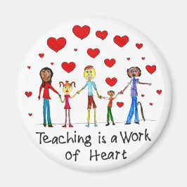 Het onderwijzen is een Werk van Heart Magnet