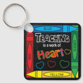 Het onderwijzen is een werk van het ART | Leerkrac Sleutelhanger (Voorkant)