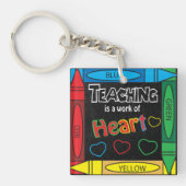 Het onderwijzen is een werk van het ART | Leerkrac Sleutelhanger (voorkant)