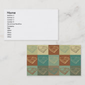 Het onderwijzen van de visueel gehandicapte Kunst  Visitekaartje (Voorkant / Achterkant)