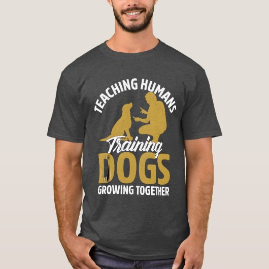 Het onderwijzen van Humantraining Honden Groeien S T-shirt (Voorkant)