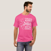 Het onderwijzen van Kinderen over Jezus is de best T-shirt (Voorkant volledig)