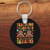 Het onderwijzen van mijn favoriete kleine kalkoene sleutelhanger (Voorkant)