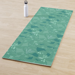 Het onderzeese zwembad Blauwe Oceaan Yogamat