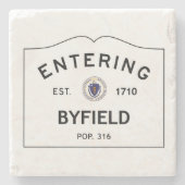 Het Onderzetter Byfield Massachusetts Marble (Voorkant)