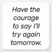 Het Onderzetter Courage Paper (Voorkant)