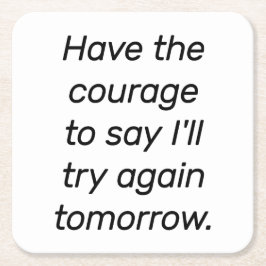 Het Onderzetter Courage Paper